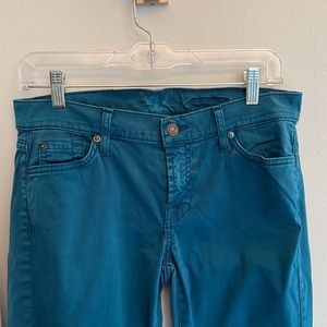 7 for all Mankind Turquoise jeans